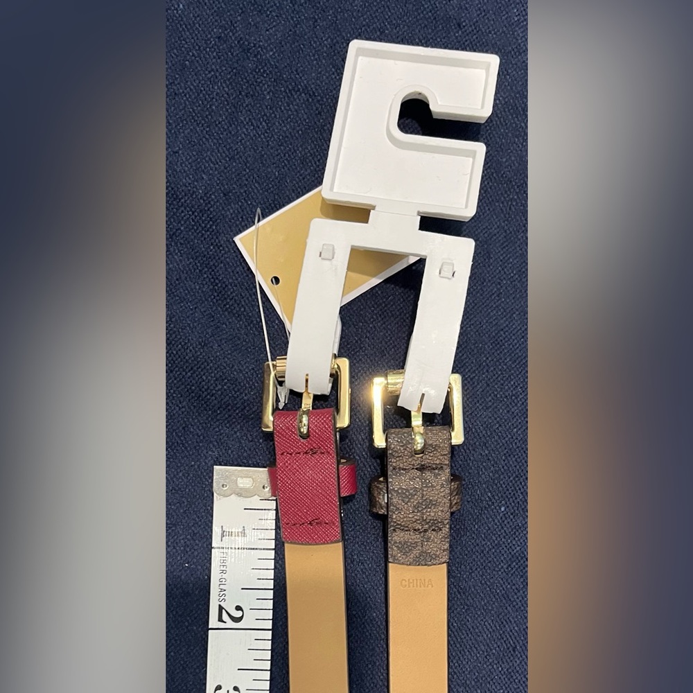Combo Michael Kors 2 belts size large - Picture 4 of 7